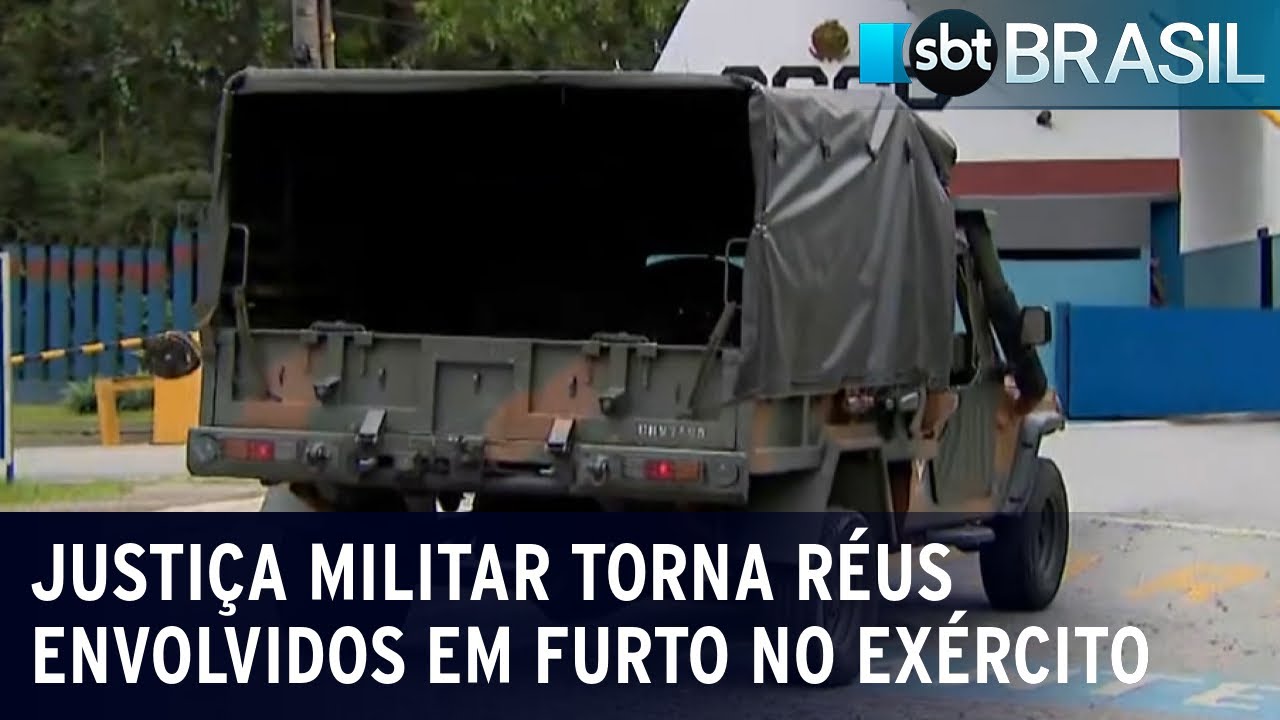 SP: Justiça Militar torna réus envolvidos em furto de arsenal do Exército | SBT Brasil (28/02/24)