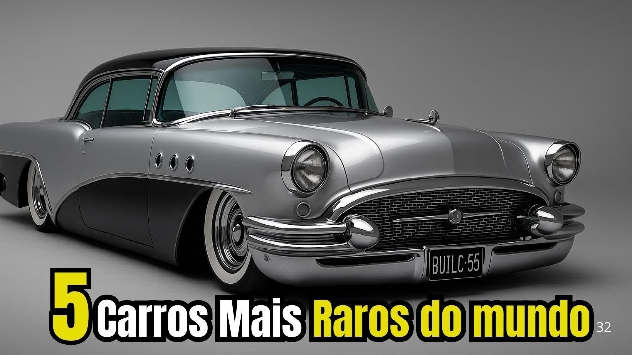 “Os 5 Carros Mais Raros da História – O Nº1 você não sabia que existia!!”