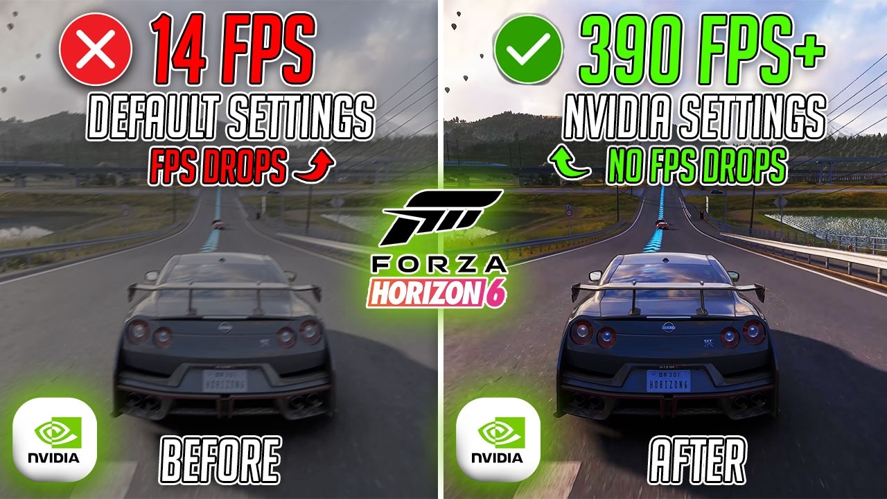 Forza Horizon 6 - BEST NVIDIA Control Panel Settings for MAX FPS on ANY PC 📈