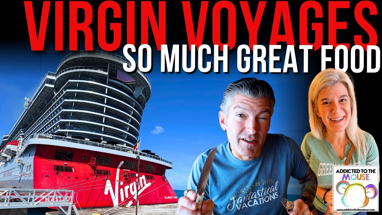 Первые впечатления от ужина и отдыха на борту Scarlet Lady | День 2 Virgin Voyages