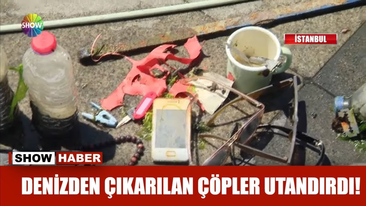 Denizden çıkarılan çöpler utandırdı!
