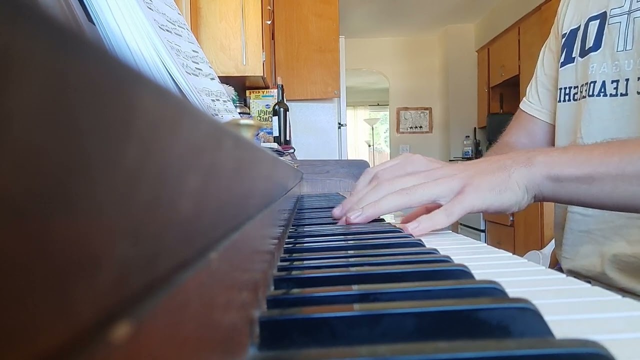 First Read Through of Prélude from English Suite No. 5 in E Minor, Bach