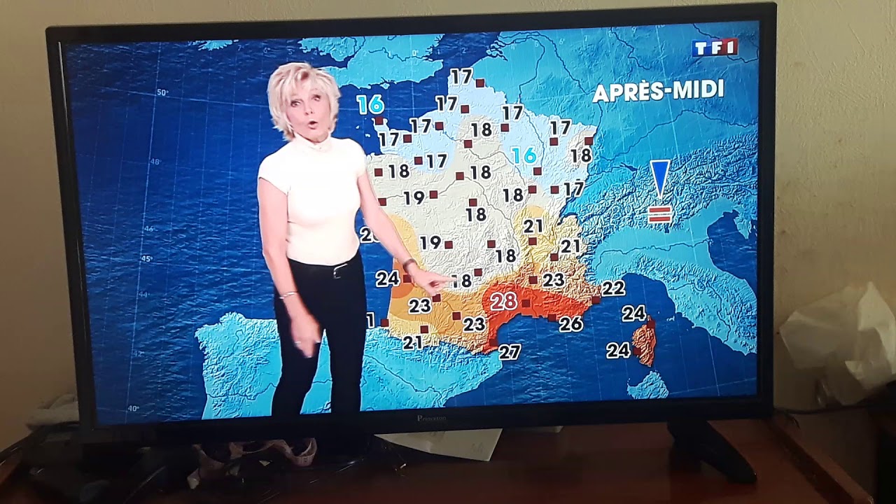 Météo D'Évelyne Déliat 03/10/17 à 13H40 sur TF1
