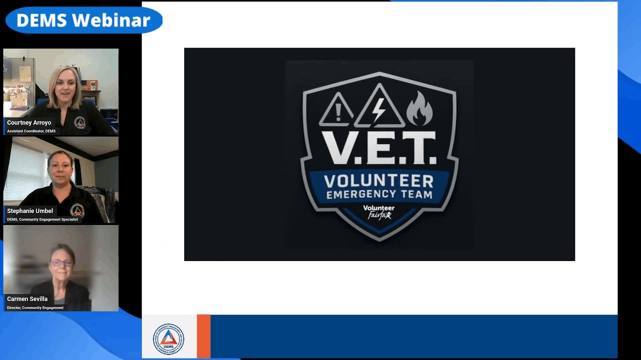 Volunteer Emergency Team: DEMS Webinar (March 2026)