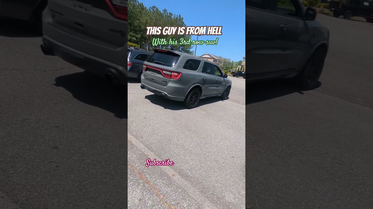A SUV Hellcat #supercharged #whipplesupercharger #dodge #hellcat #durango #ytshorts #viralvideo