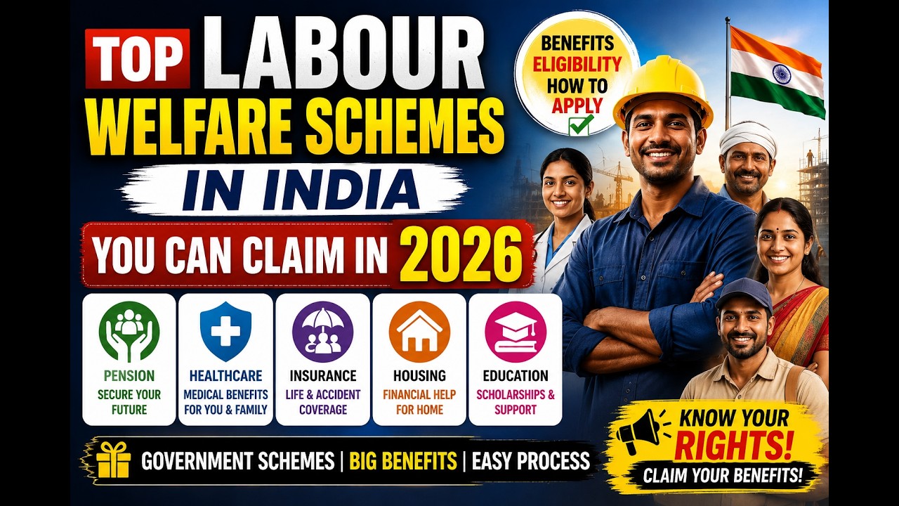Top Labour Welfare Schemes in India You Can Claim in 2026