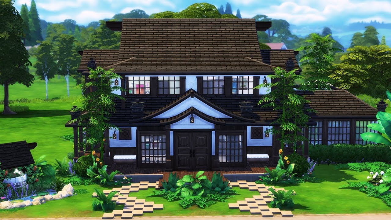 Traditional Japanese Home | 🎐🗻💮 | Sims 4 Speed Build | @PenappleYT 4/1/2018