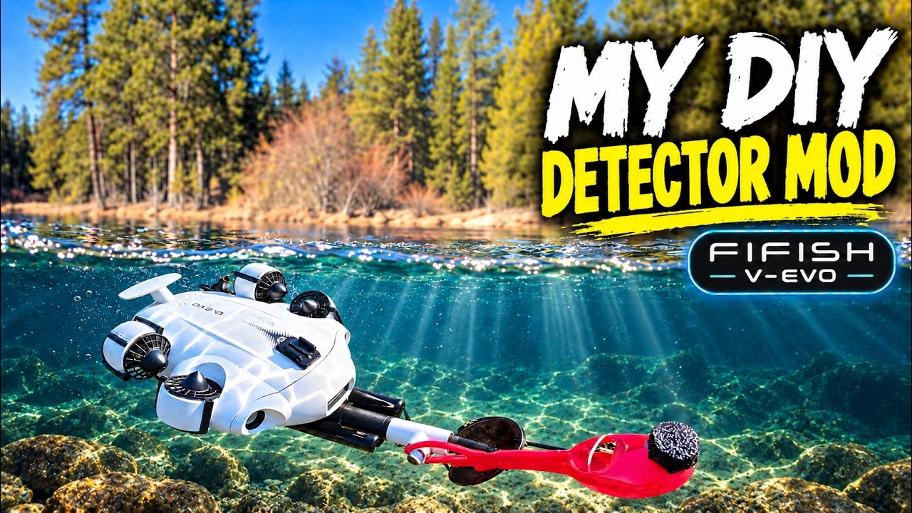 I modified an Underwater Drone metal detector to make it useful