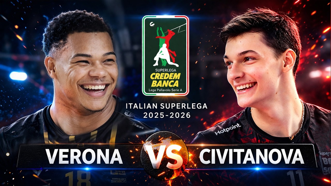 P&oacute;łfinał Werony - Civitanova | Włoska SuperLega Siatk&oacute;wki 2025/2026