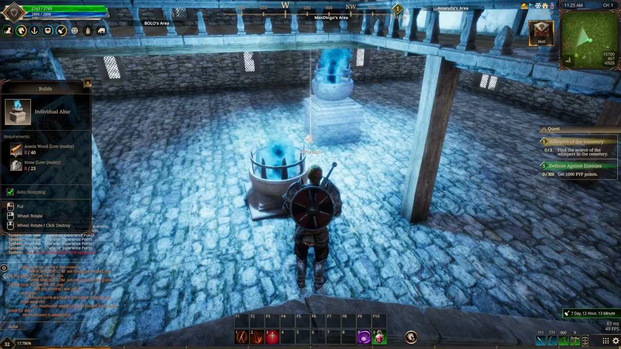 TheQuinfall- How to build at your Altar