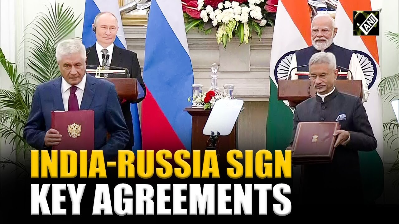 PM Modi, President Putin witness India-Russia exchange of major bilateral agreements in New Delhi