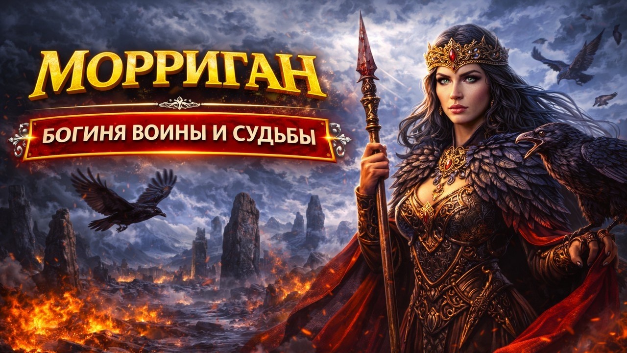 🩸 МОРРИГАН — Богиня войны, предвещающая смерть? | Исповедь вороны