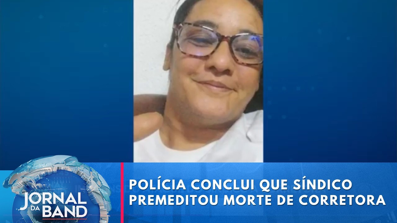 V&iacute;deo mostra momento em que corretora &eacute; atacada por s&iacute;ndico assassino | Jornal da Band