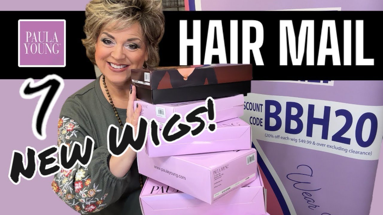 New WIG Haul & Try On | 7 Paula Young Wigs | All In Stock Styles 💜💜💜