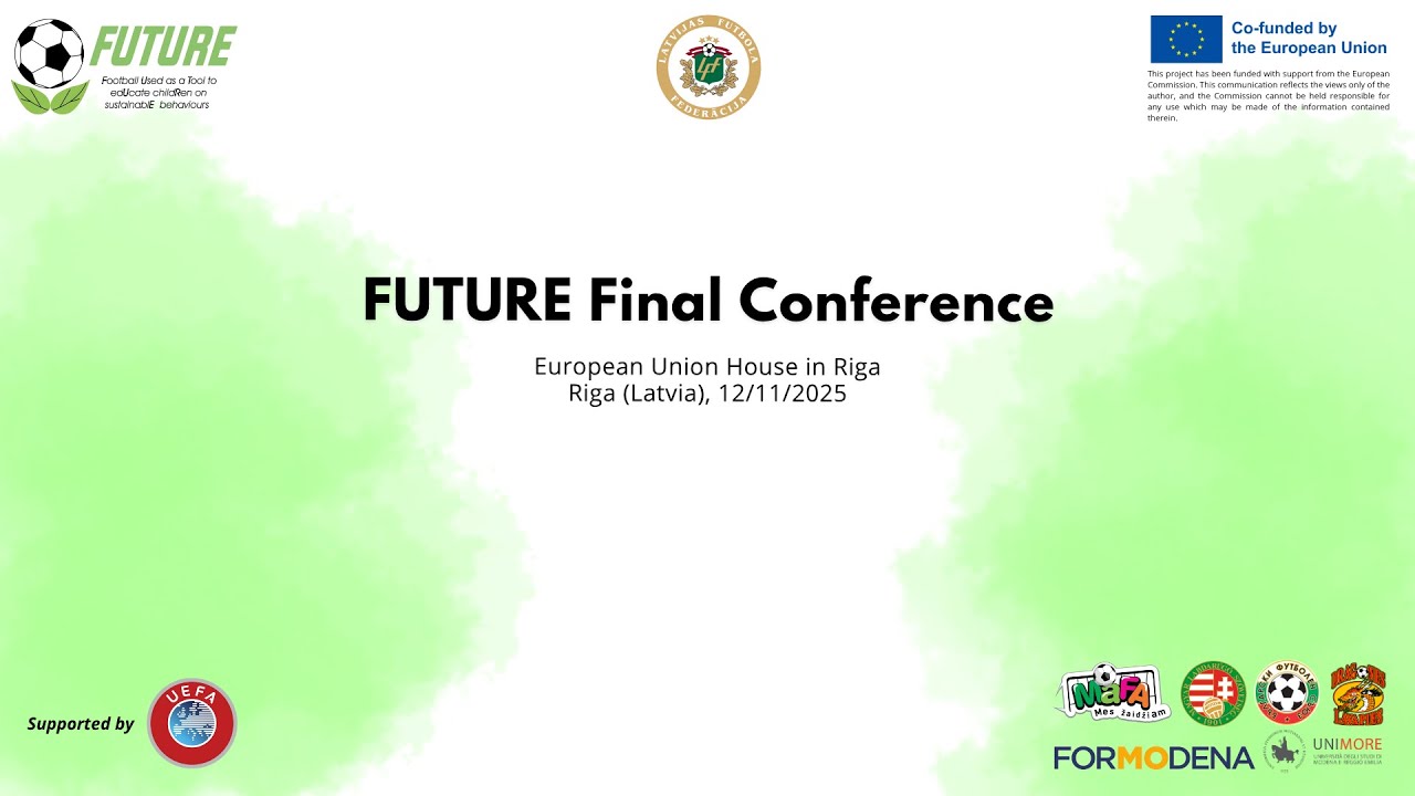 FUTURE Final Conference | Football for Sustainable Education