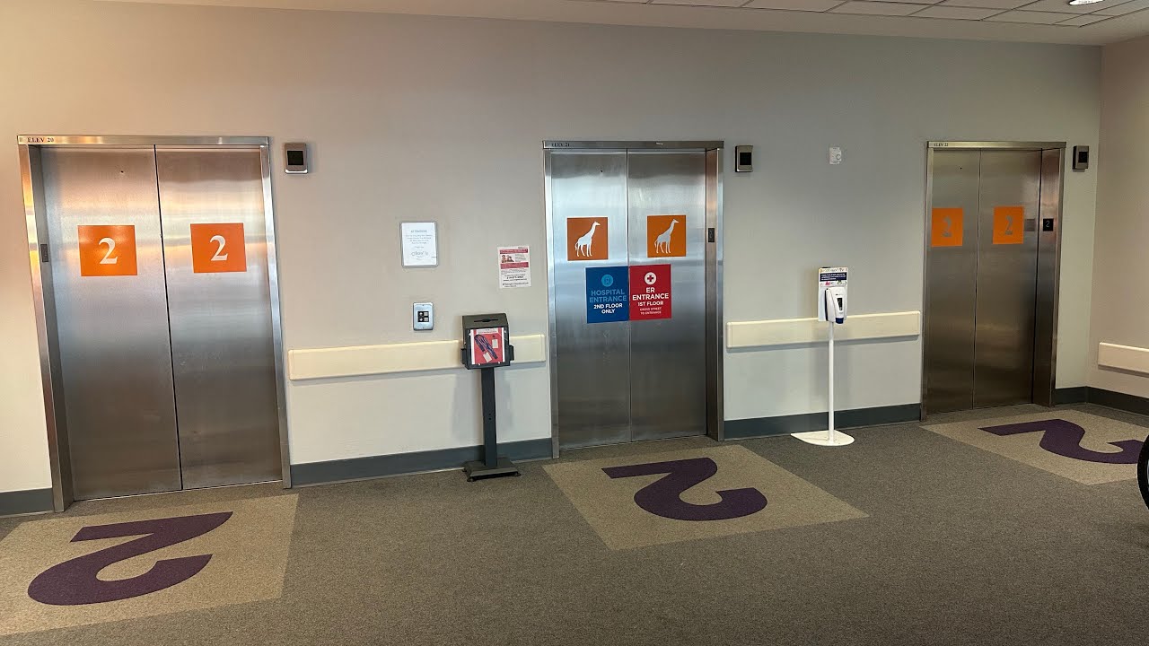 Otis Series 1 Hydraulic Elevators at Saint Louis Children’s Hospital/Parking Deck in Saint Louis MO