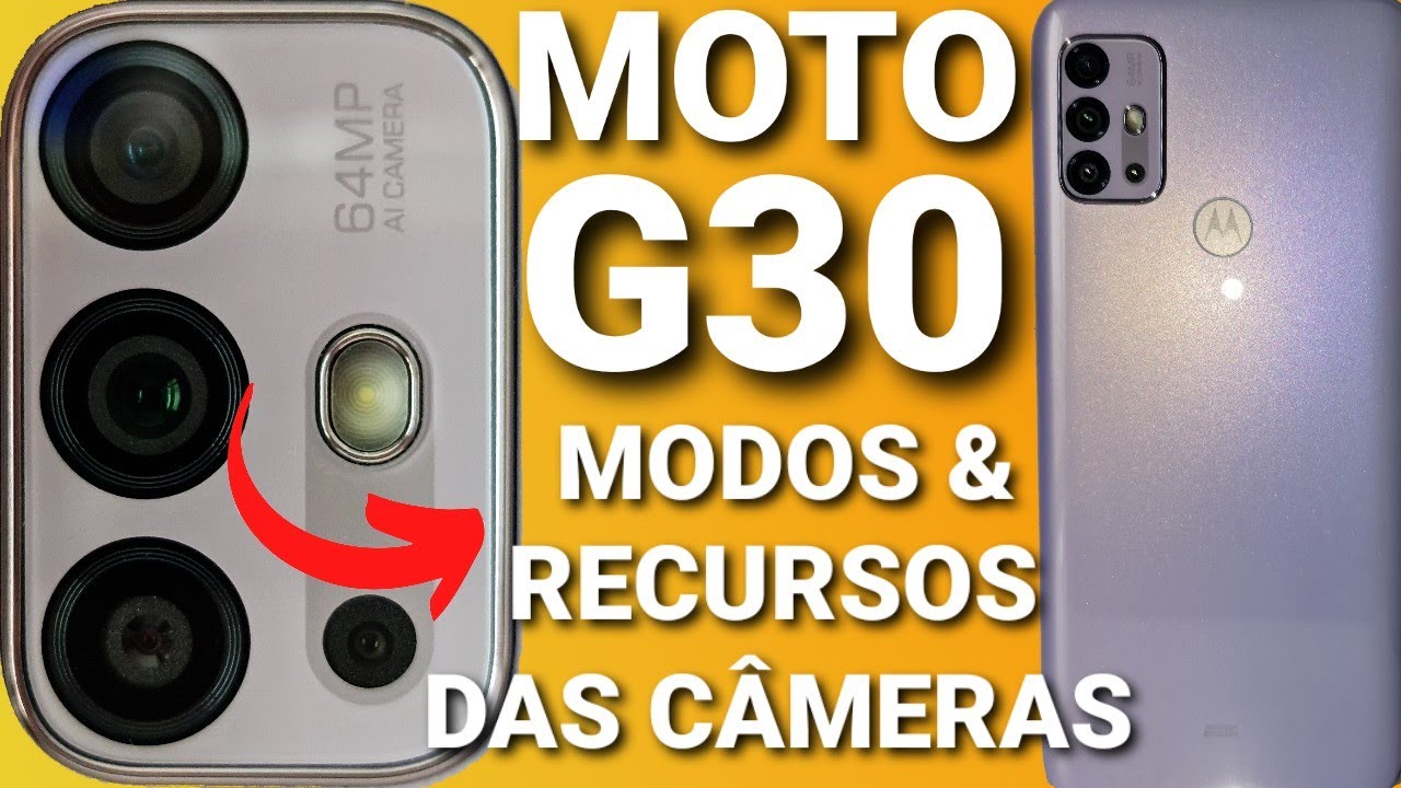 MOTO G30 MODOS DE C&Acirc;MERA | VEJA TODOS OS RECURSOS!