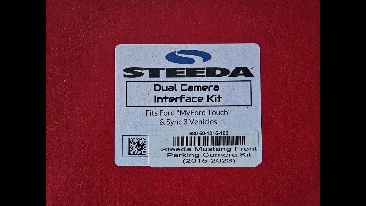 Steeda Front Camera Install 2015 to 2017 Mustang with Sync 2