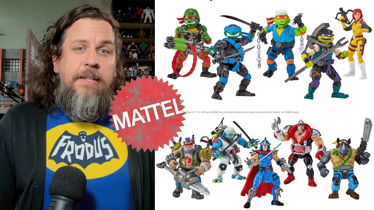 TMNT Action Figure Toy News from Mattel and GI Joe Mash Up!