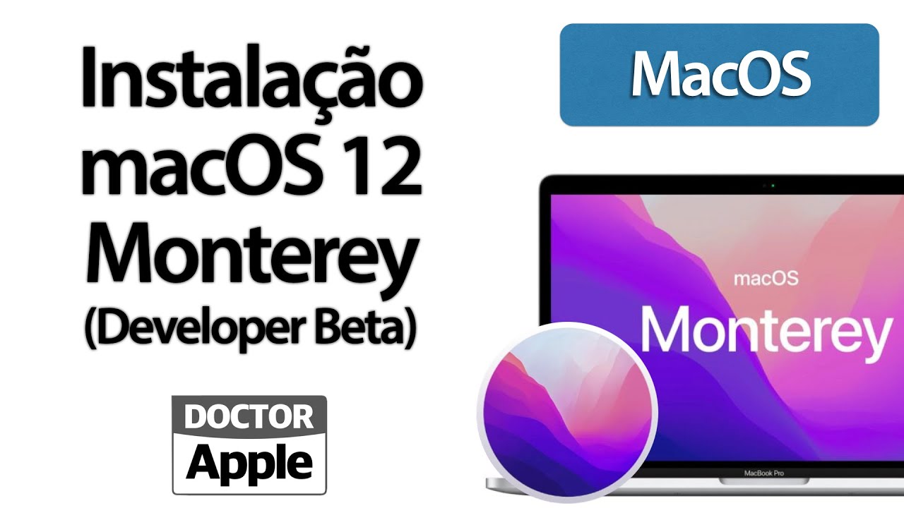 Curso Apple Mac - Instalação do macOS 12 Monterey Developer Beta