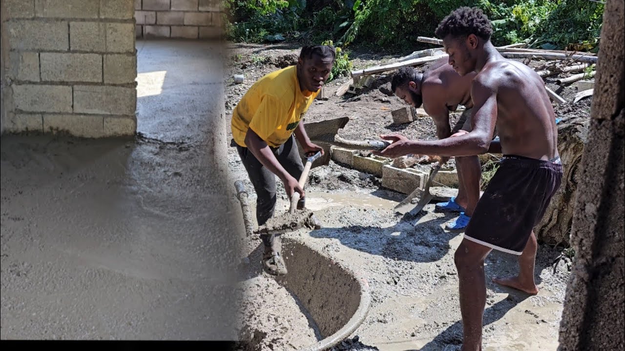 Hurricane Melissa couldn't stop us from casting the house floor house update 