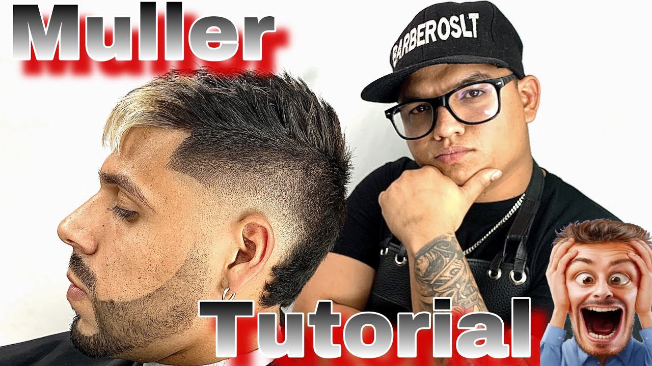 Cómo hacer corte de cabello MULLER Tutorial de barbería paso a paso 2022