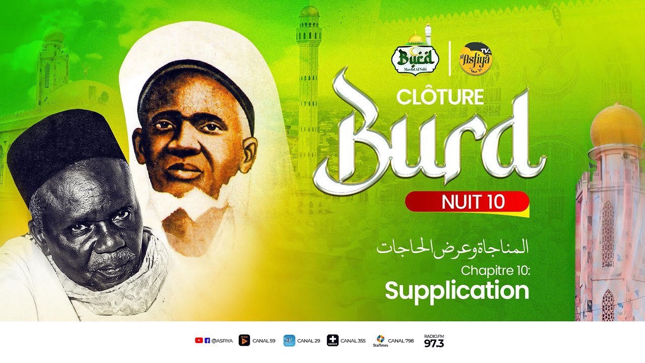 🚨DIRECT TIVAOUANE - CLÔTURE BURD 2025 Chapitre 10 Mosquée Serigne Babacar Sy 