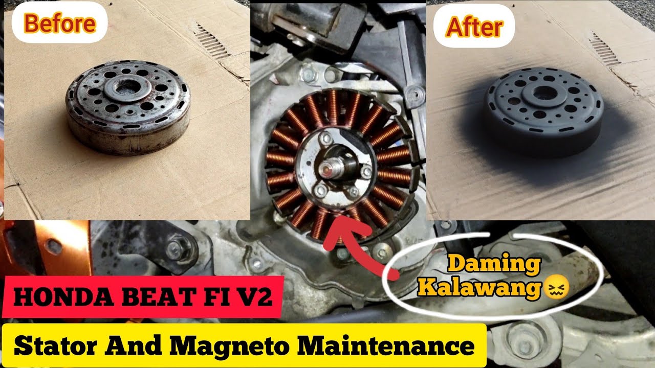 HONDA BEAT FI V2 / "MAGNETO, STATOR, COOLING FAN CLEANING"