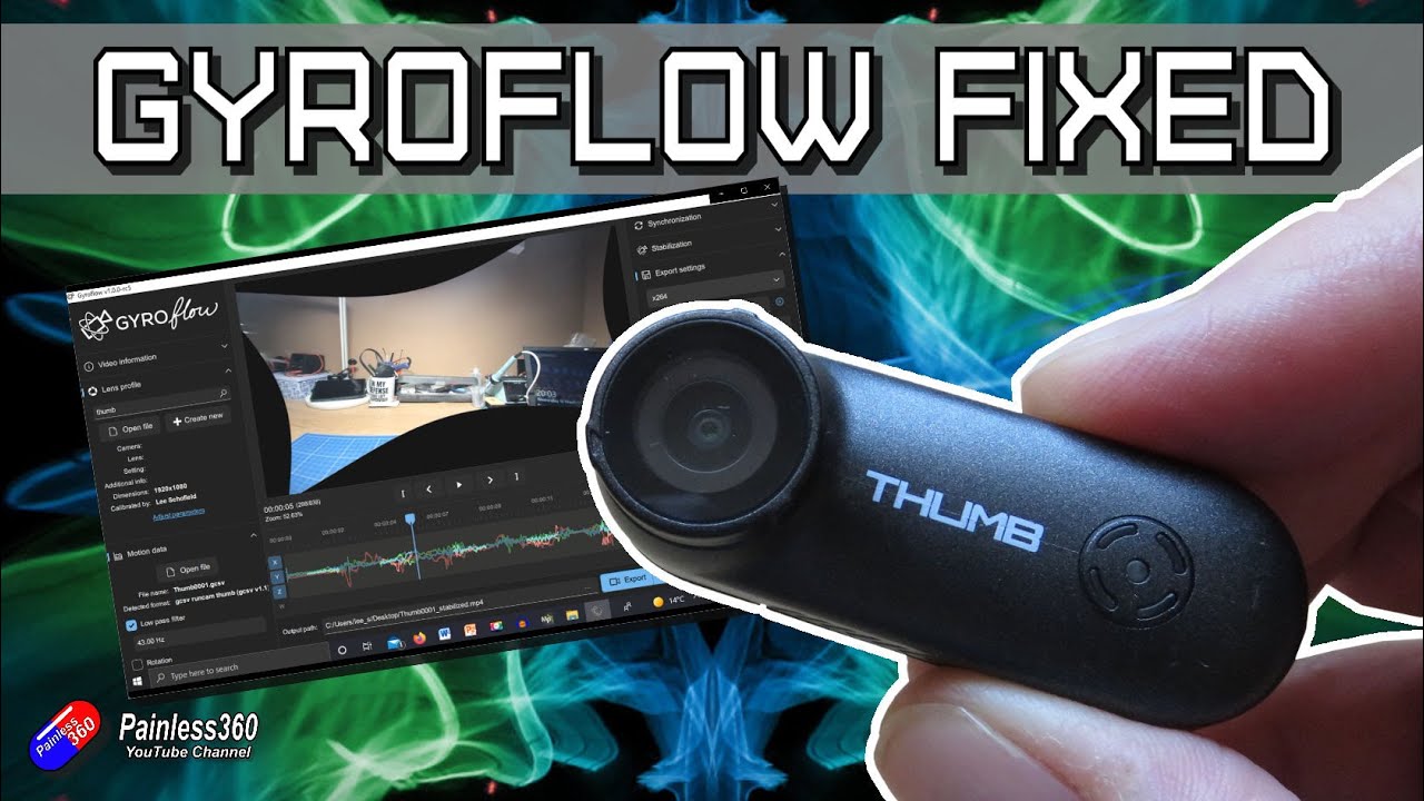 RunCam Thumb теперь намного лучше с Gyroflow (новая прошивка!)