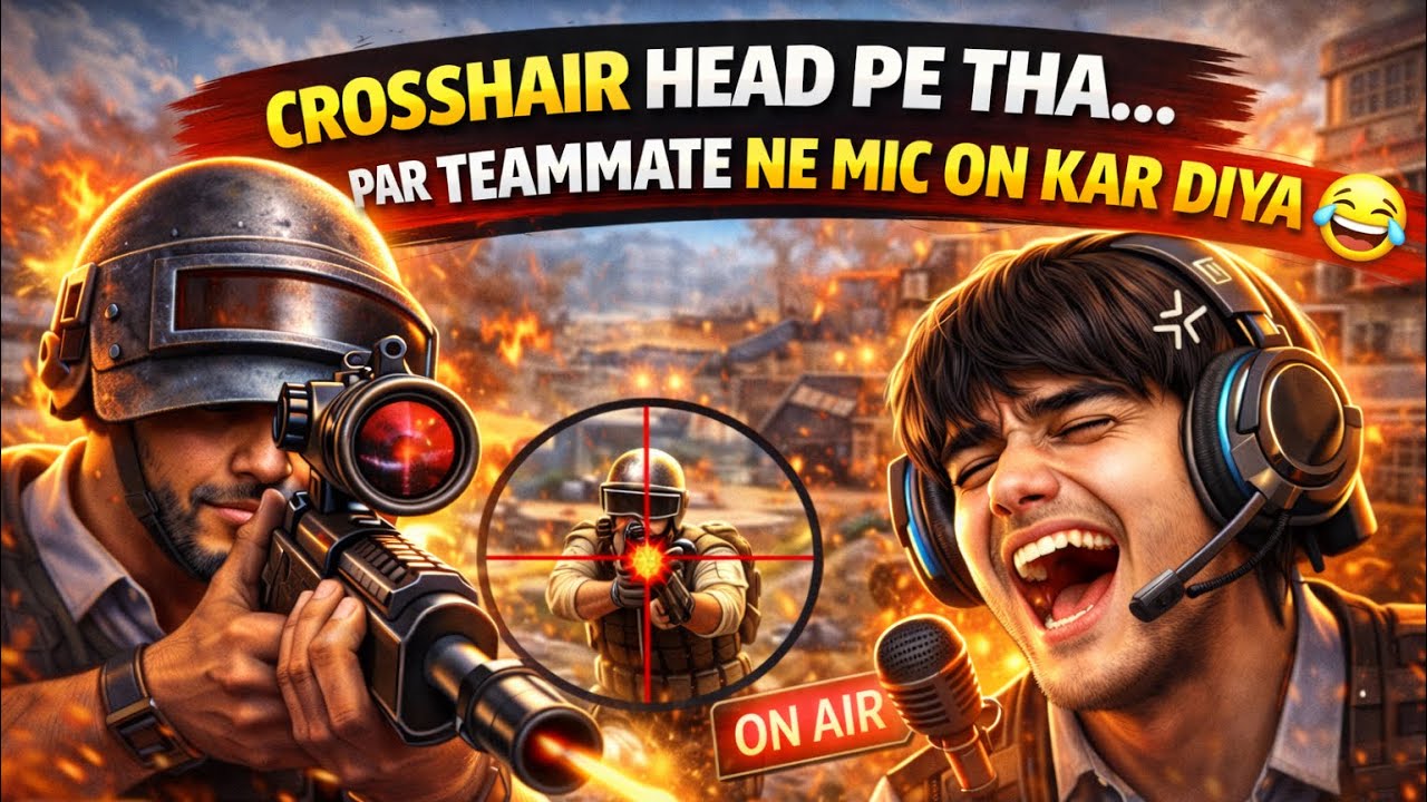“Enemy Nahi Dikha… Teammate Ki Awaaz Sunai Di 😂 | BGMI”