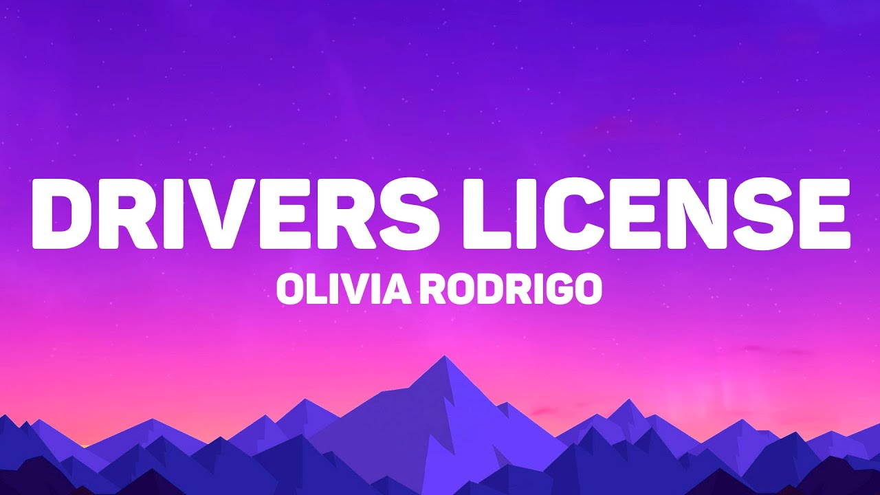 Olivia Rodrigo - Drivers License (Lyrics)