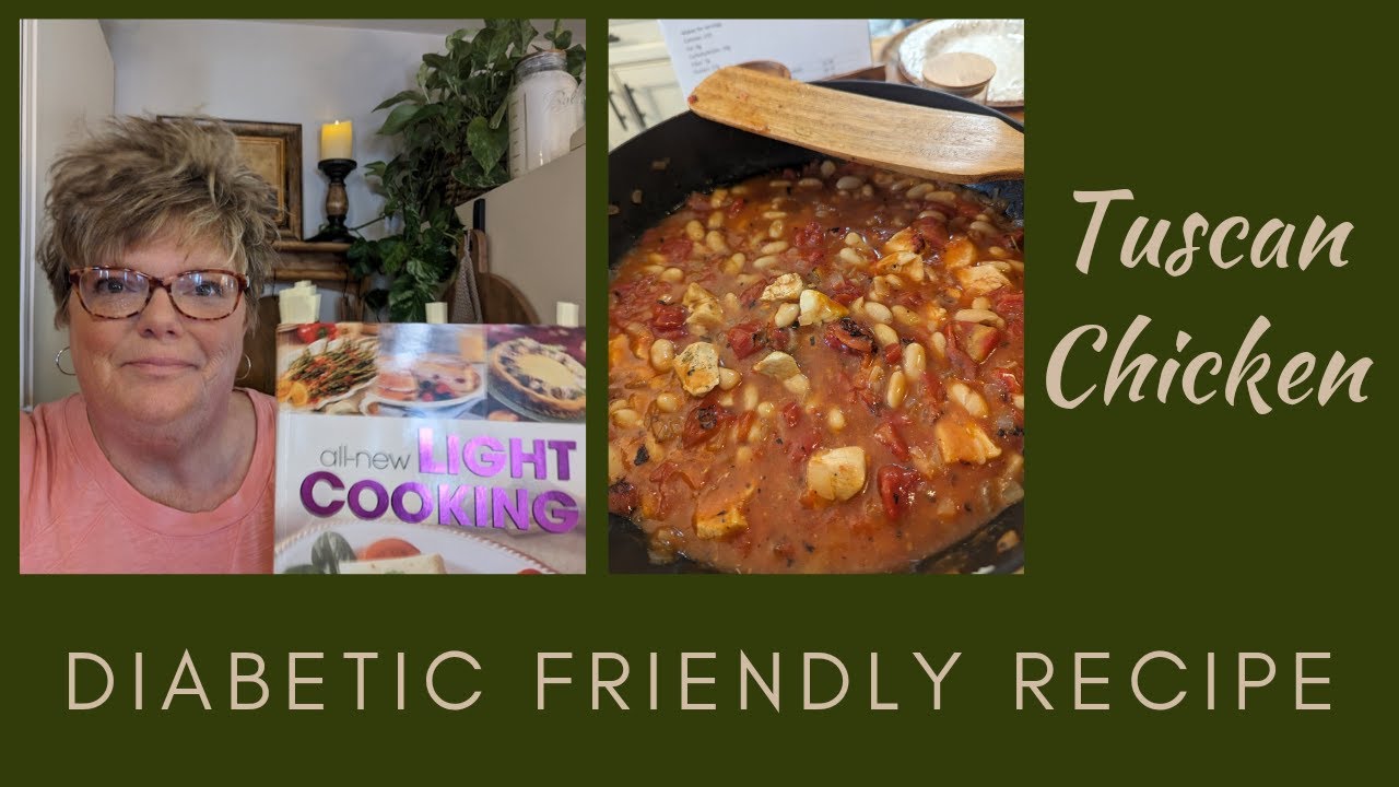 Diabetic Friendly Recipe | Tuscan Chicken with White Beans
