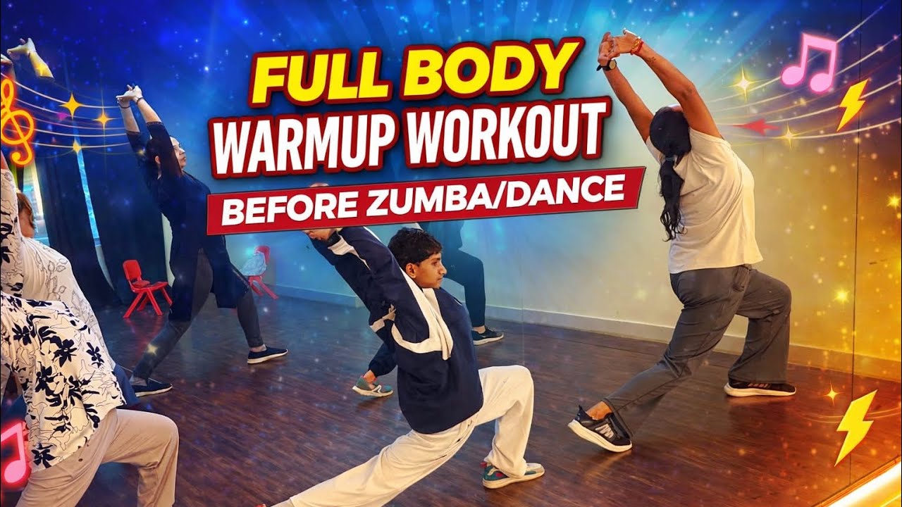 Full Body Warmup Workout Before Zumba & Dance | 10 Minute Warmup Session | Mohit 