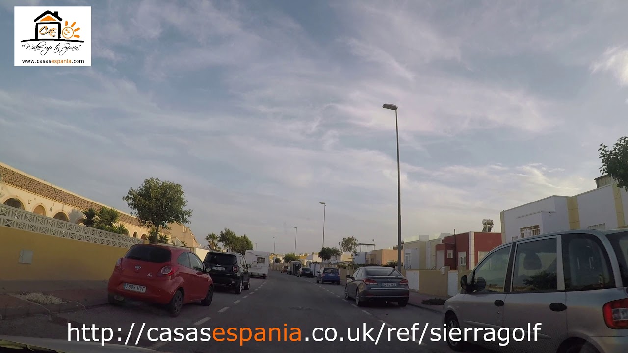 Sierra Golf, Murcia- drive around the Urbanisation