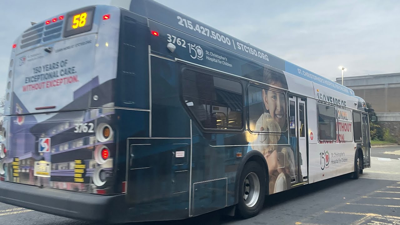 SEPTA 2025 New Flyer XDE40 #3762 on Route 58 (FULL RIDE)