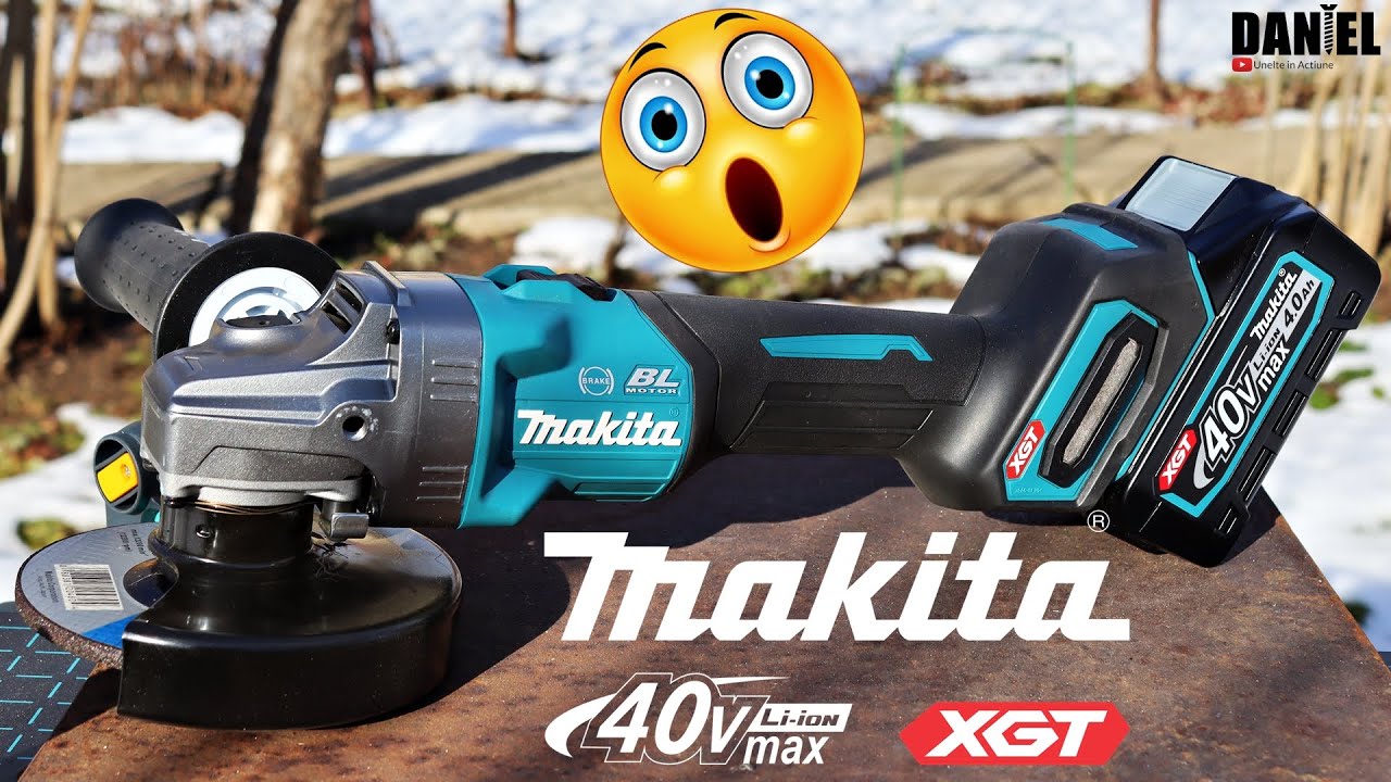 A ajuns si in Romania! Polizor unghiular cu acumulator Makita GA005G XGT 40V