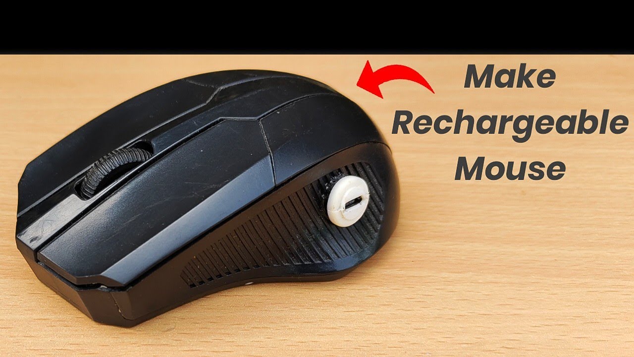 How to Make Rechargeable Mouse | wireless mouse to wireless rechargeable mouse