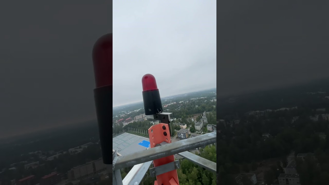 Oulunkyl&auml; 82m Climb.                            #urban #climbing #urbex