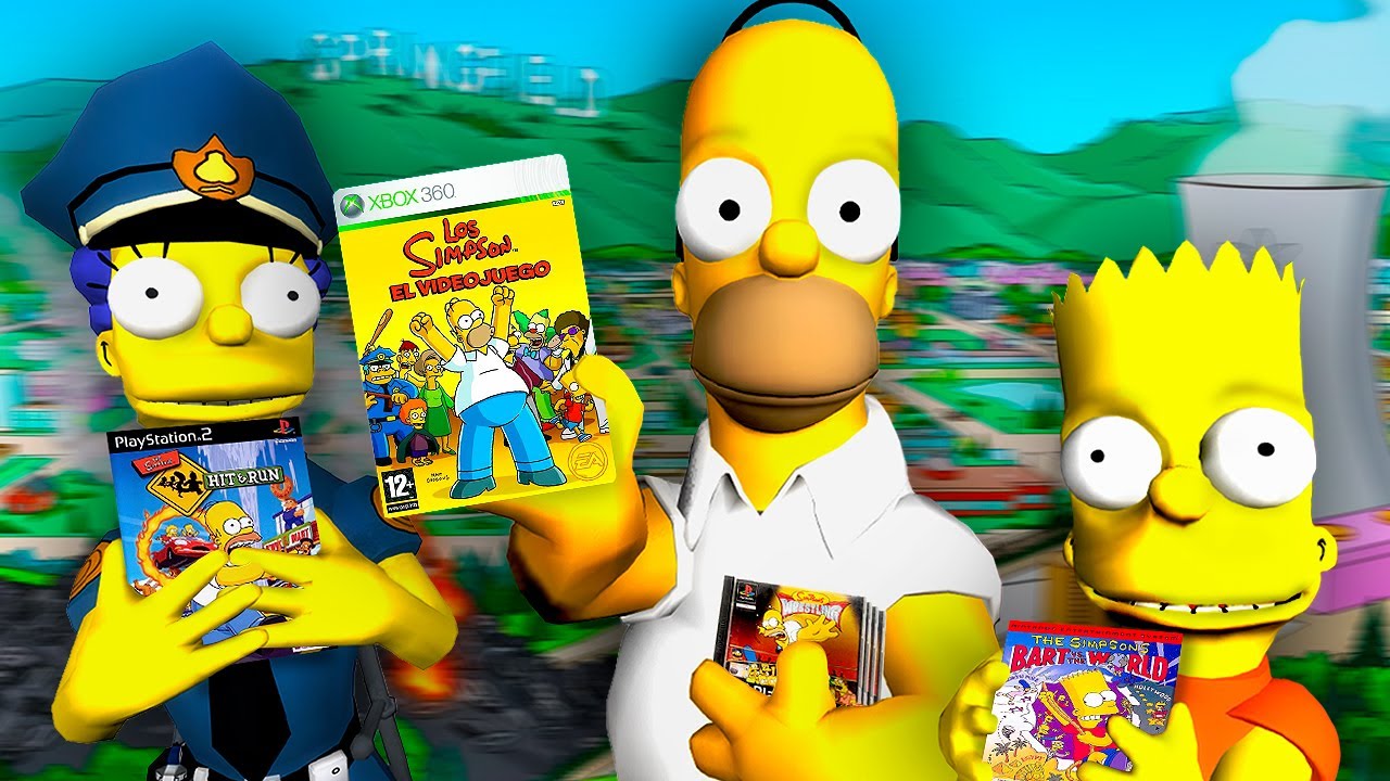 Los Videojuegos de LOS SIMPSONS ¿Cuál fue el MEJOR?