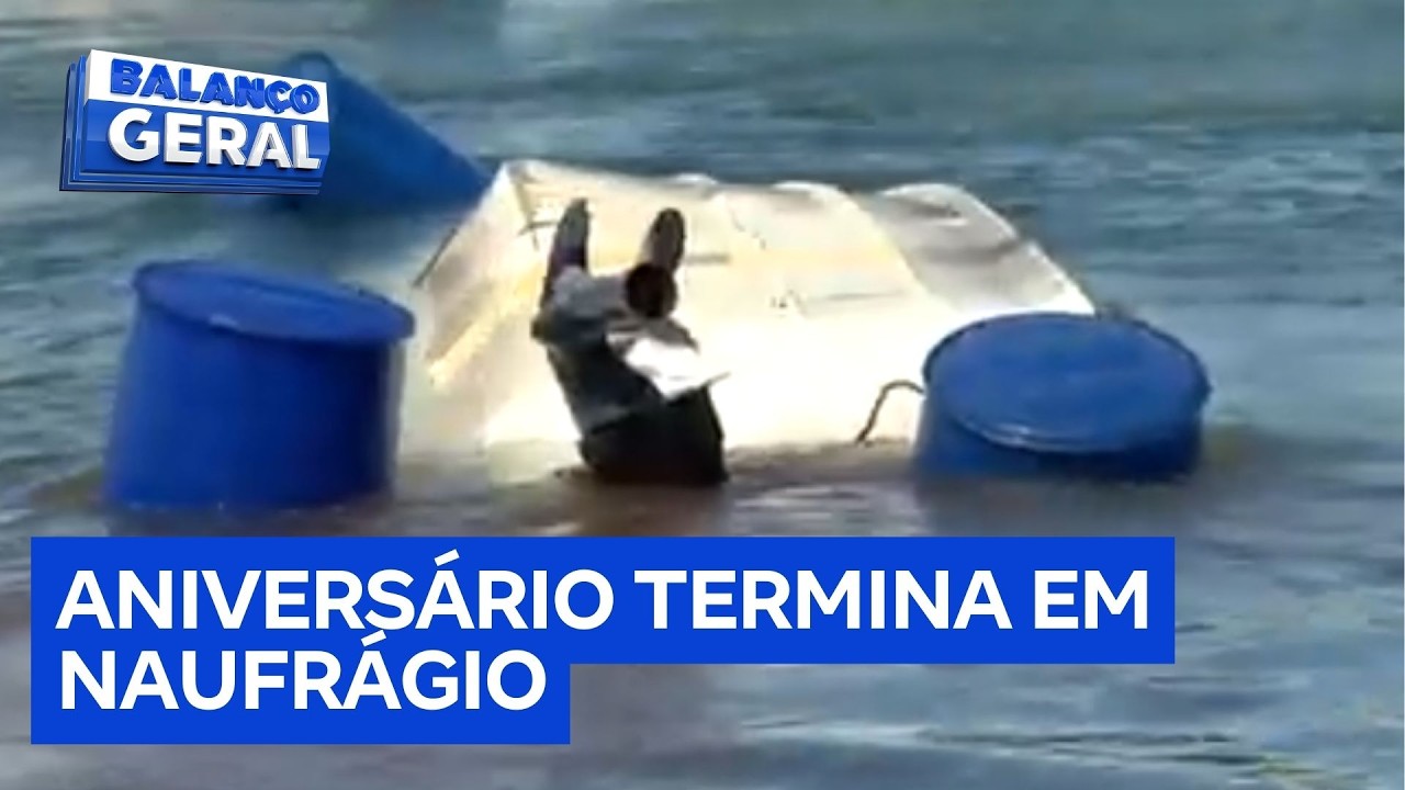 Seis pessoas morrem em acidente com lancha; família celebrava aniversário