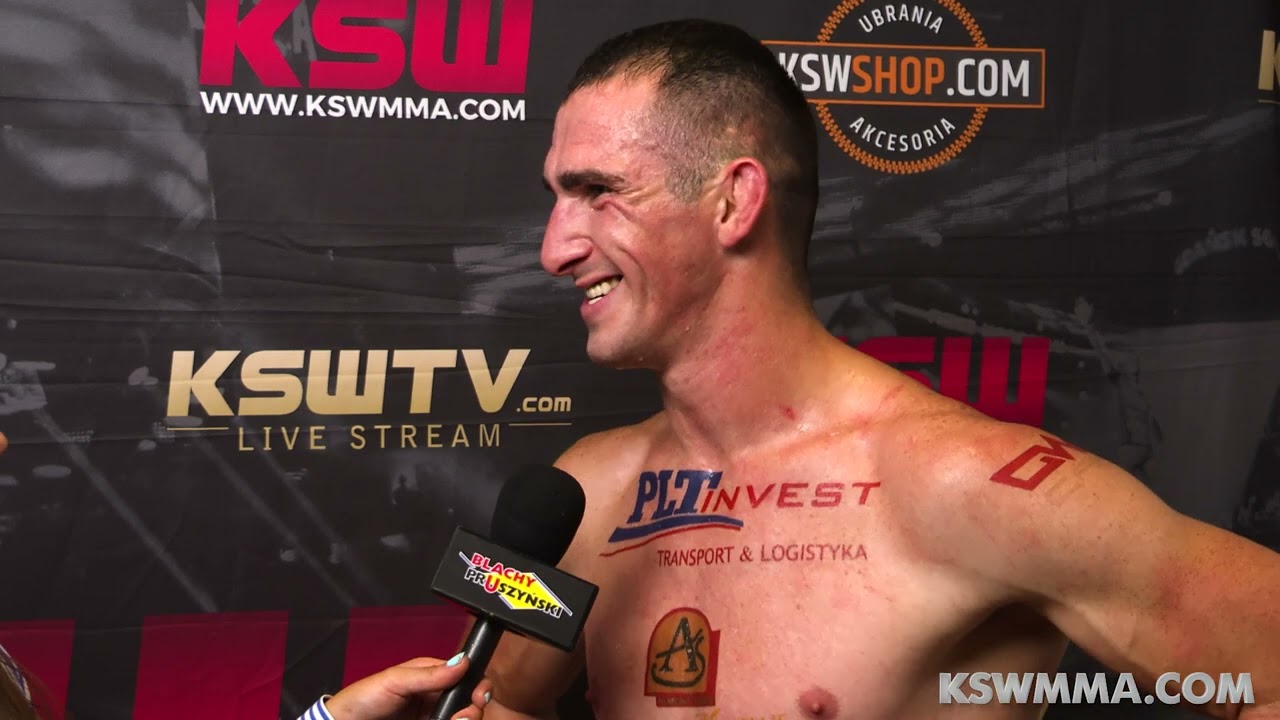 Robert Maciejowski pokonuje Arkadiusza Kaszubę na KSW 72 | Wywiad backstage