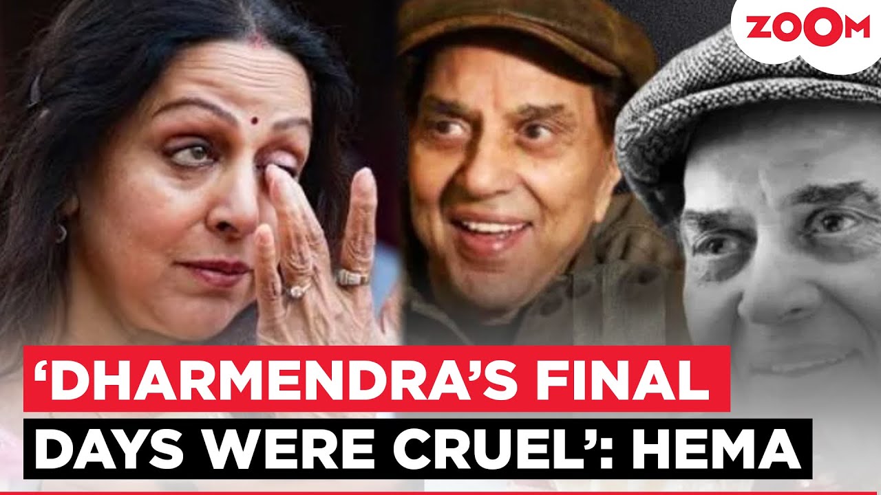 Hema Malini gets EMOTIONAL as she talks about Dharmendra's end days; Says 'His final days BROKE us'