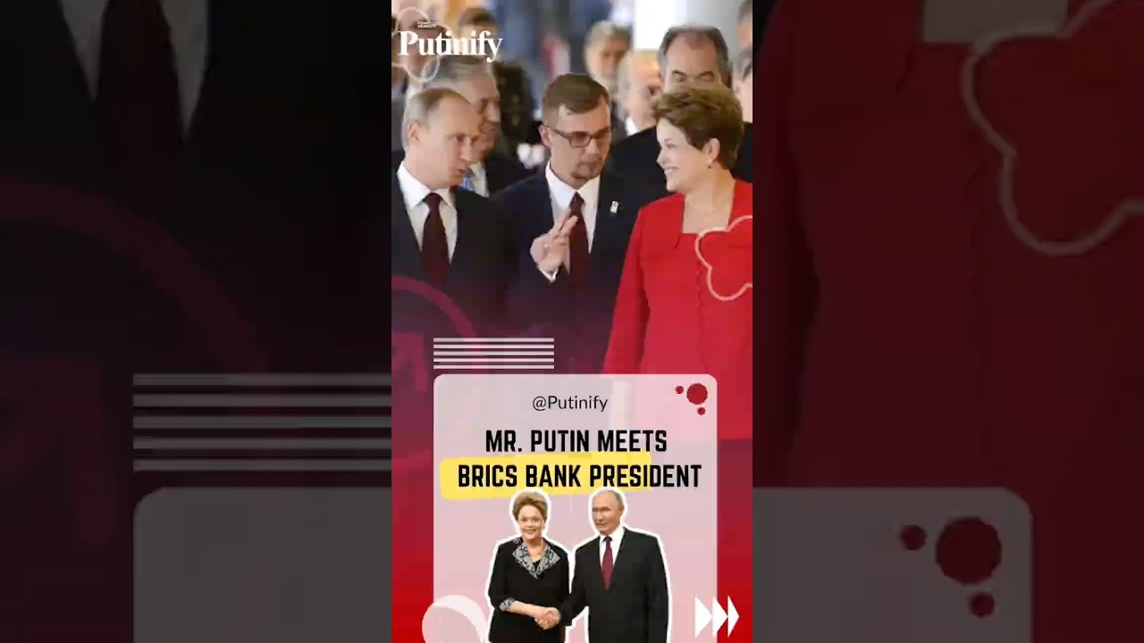 The Way Putin Respects the BRICS Bank President 🫡🌹#Putin #VladimirPutin #BRICS
