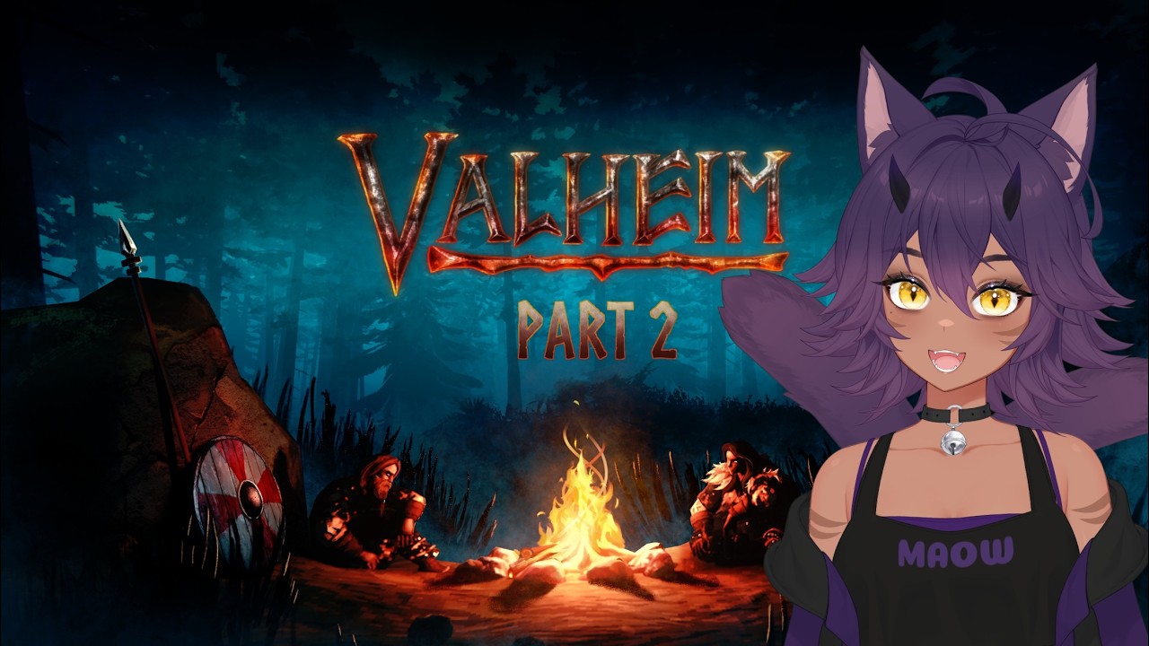Basically house building sim and EVEN MORE YAPPING in VALHEIM -PART 2- VOD