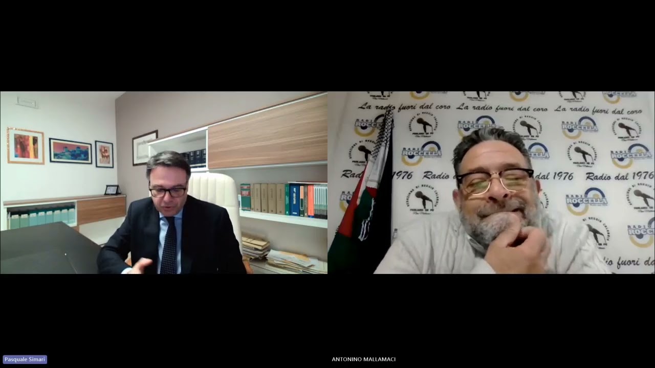 Radio Roccella: A PARLARSI UN PÒ Nino Mallamaci a colloquio con l'avv. Pasquale Simari.