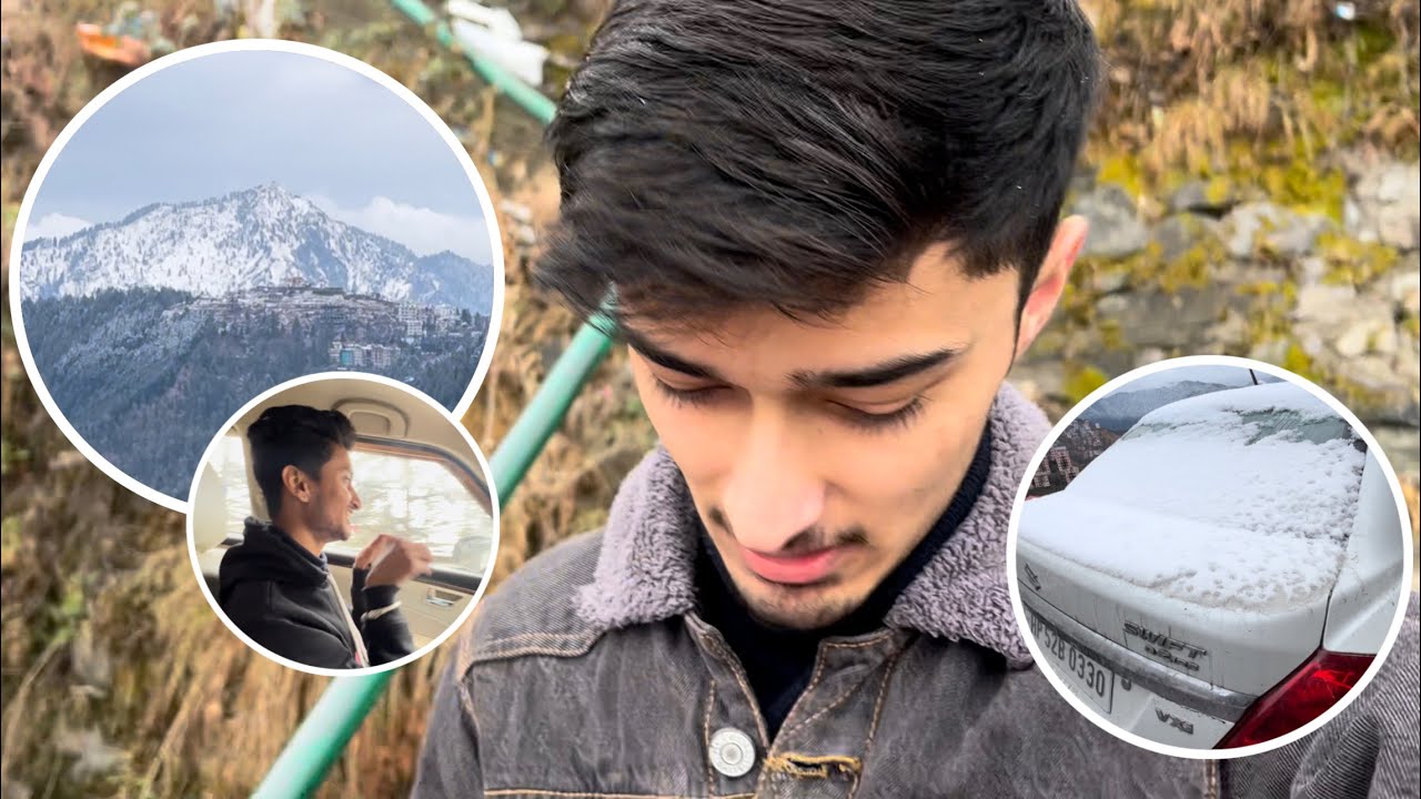 FIRST SNOWFALL FUN 2023 | FREEZING COLD SHIMLA 🥶 | SNOW ON CARS |