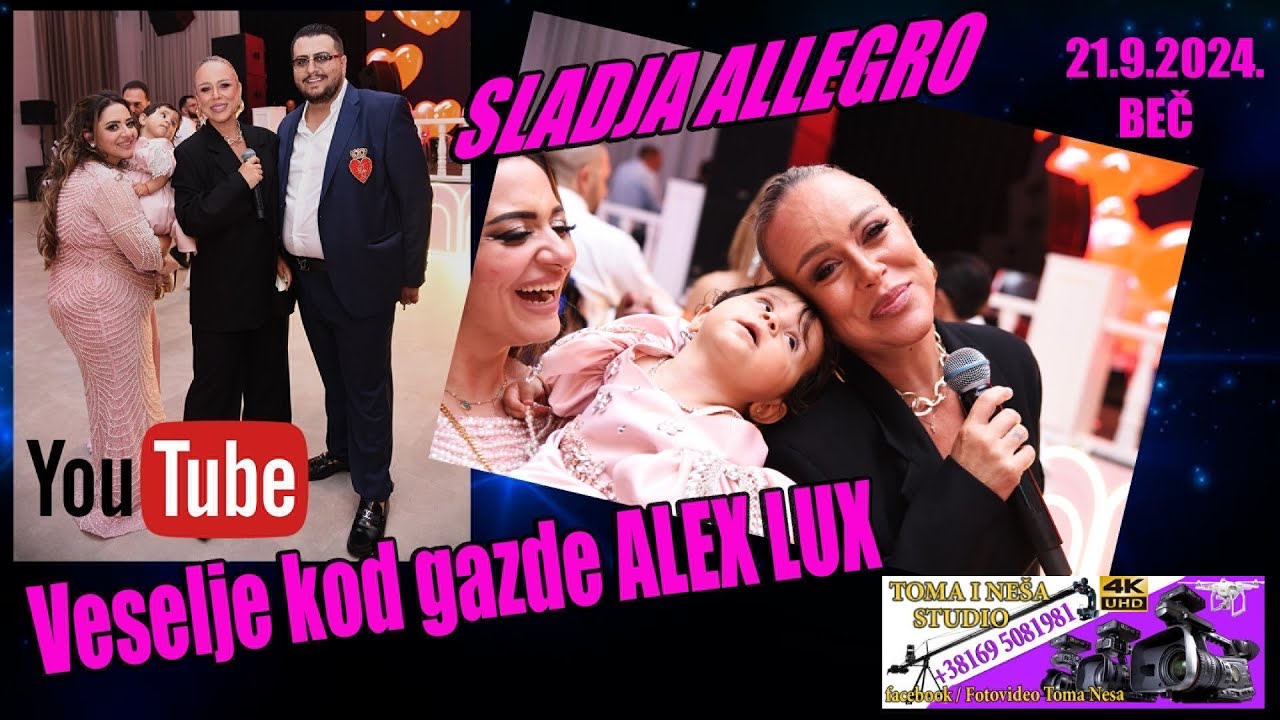 SLADJA ALLEGRO live Bec- Veselje kod gazde ALEX LUX- studio Toma Nesa
