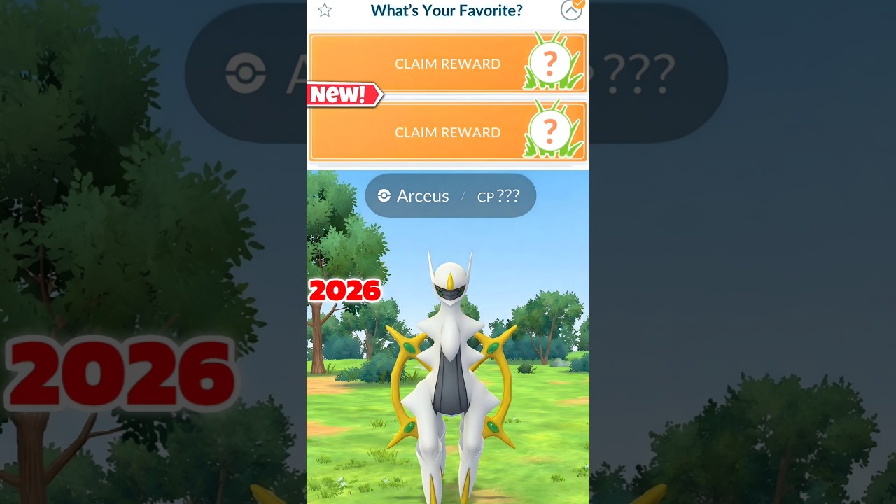 First ever *Arceus* appearance in pokemon go #shorts