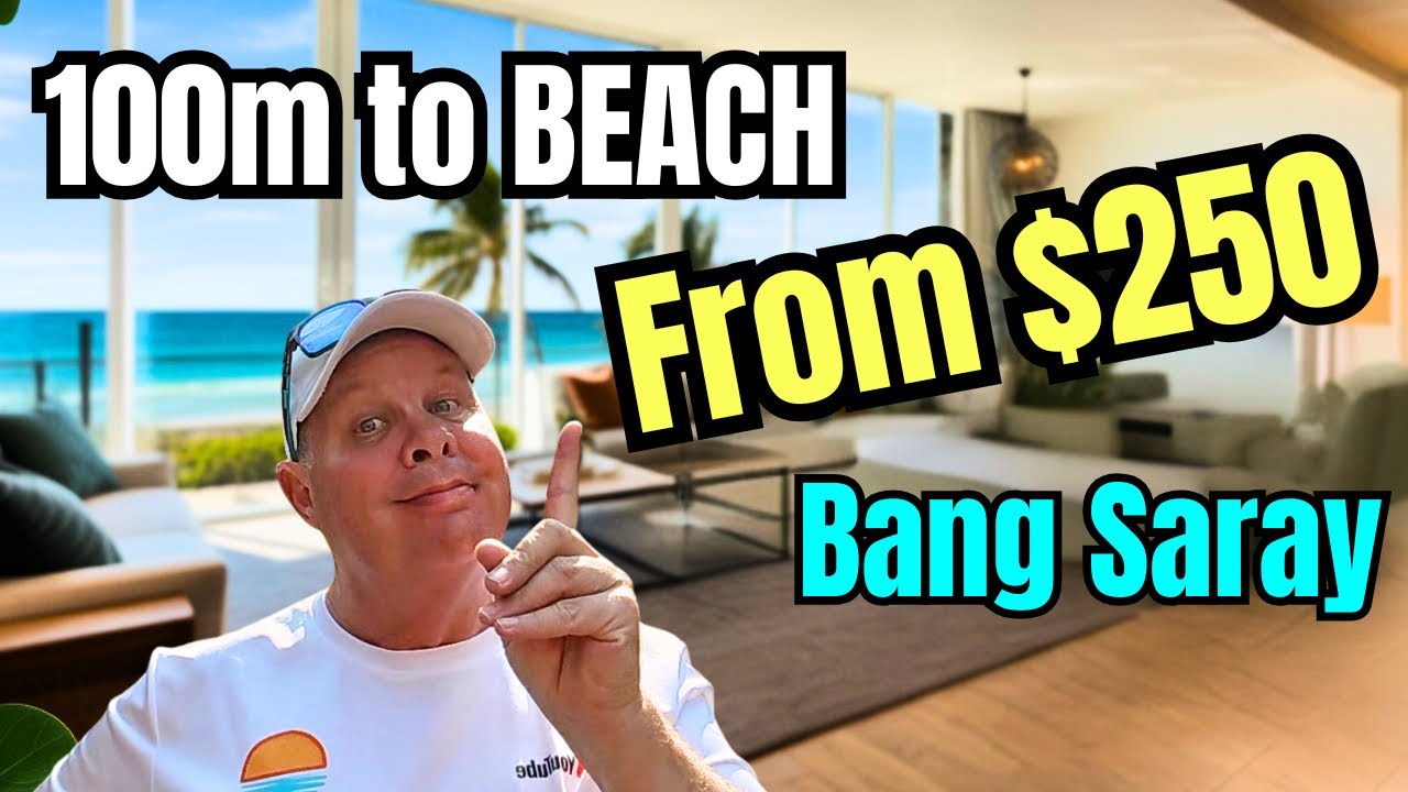 🔥$250/Month! Beach Condos in Bang Saray 🌴 Steps to the Sea