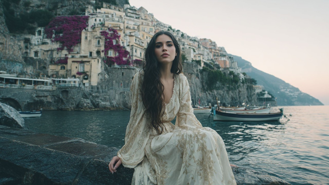 🌅 Alba su Positano ❤️ A 1960s Italian Romantic Ballad | Vintage Love Song from the Amalfi Coast